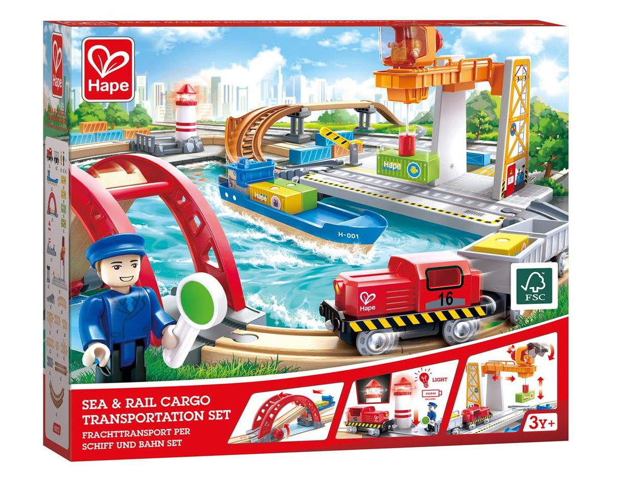 Hape Set de Carga marítima y ferroviaria