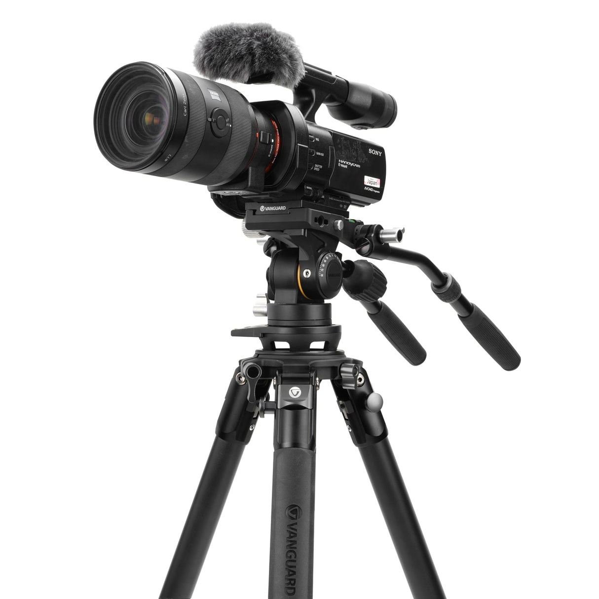 Vanguard Alta Pro 3VRL 303AV18 - Trípode de vídeo de Carbono con Base niveladora