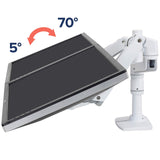 Ergotron LX Series 45-492-216 soporte de mesa para pantalla plana 61 cm (24") Blanco - Soporte para televisor (18 kg, 61 cm (24"), 75 x 75 mm, 100 x 100 mm, Ajustes de altura, Blanco)