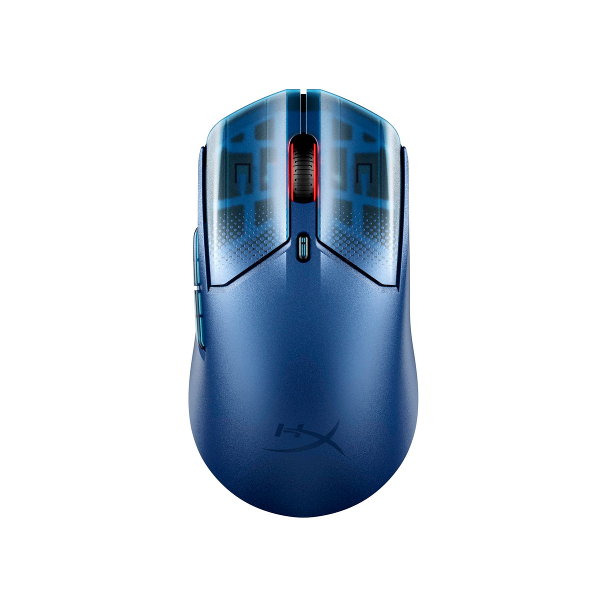 HyperX Pulsefire Haste 2 S - Ratón Gaming inalámbrico, Carcasa de magnesio, Ultra-Ligero 64g, batería 120h, Glass Skates, Sensor 26K, Color Azul