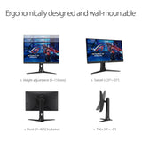 Asus ROG Strix XG259CM - Monitor Gaming (24,5 Pulgadas, 2560x1080, 240 Hz, 1ms (GTG), Fast IPS, Extreme Low Motion Blur Sync, USB de Tipo C, 120% sRGB, G-Sync, Soporte KVM y Rosca para trípode)