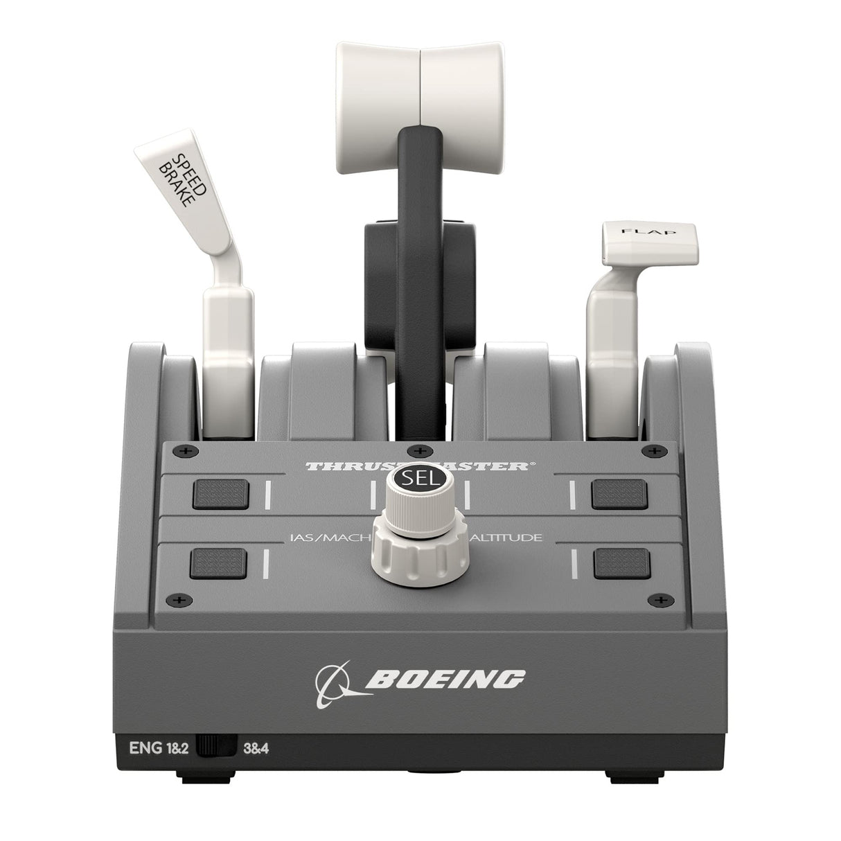 Thrustmaster TCA Yoke Pack Boeing Edition - Yoke y Quadrant para Xbox Series X|S/Xbox One/PC - Licencia Oficial Boeing