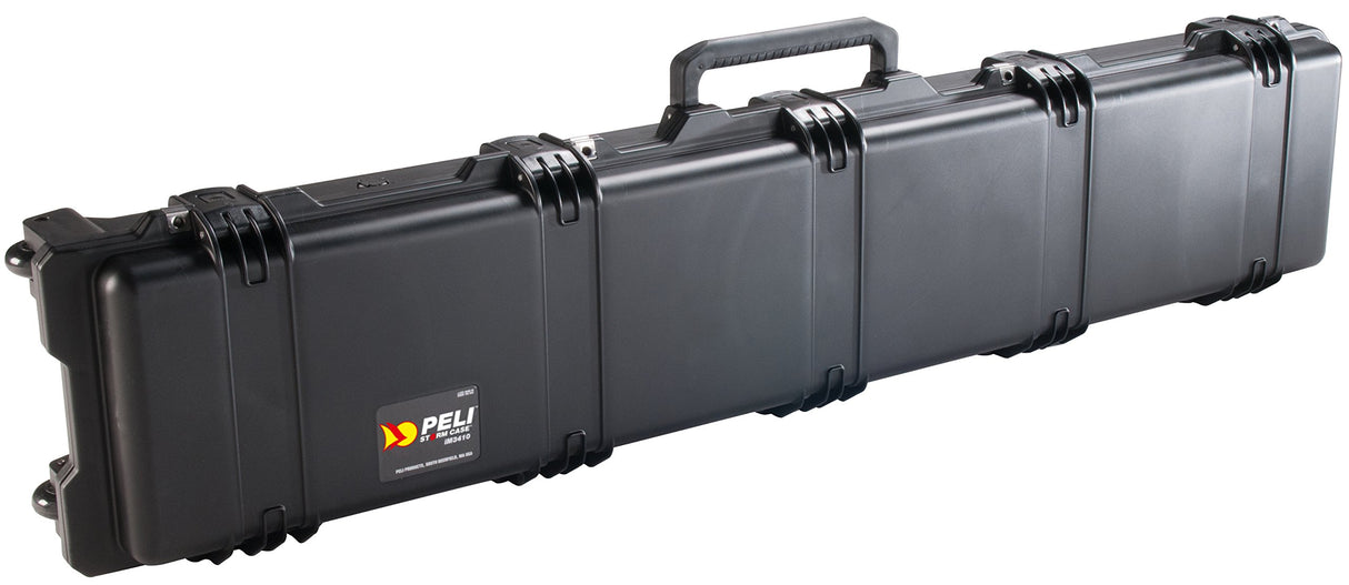 PELI Storm IM3410 Maleta Larga con Ruedas para trípodes fotográficos, Rifles y Otras Armas, Resistente al Agua y Polvo, 54L de Capacidad, Fabricada en EE.UU, con Espuma Personalizable, Color Negro