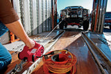 WARN 885000 PullzAll - Cabrestante eléctrico portátil con Cable de 120 V CA con Cable de Acero: Capacidad de tracción de 1/2 tonelada (1 Libra), Color Rojo