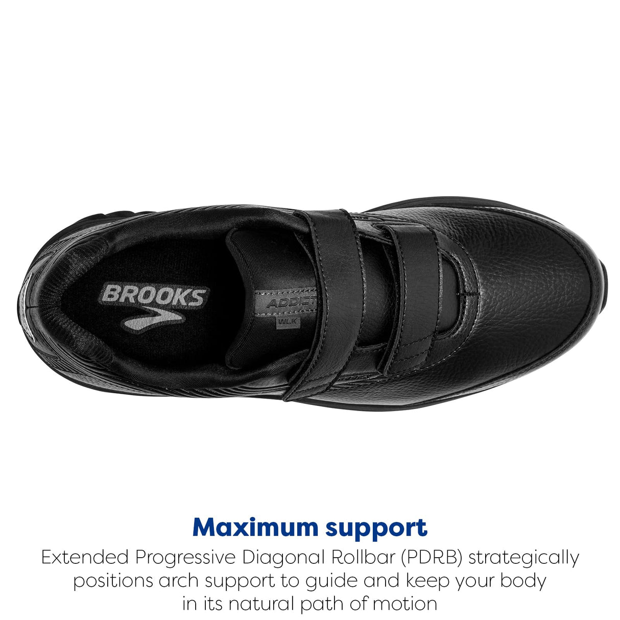 Brooks Addiction Walker V-strap 2, Zapatillas para Carreras de Montaña Hombre, Negro, 45 EU