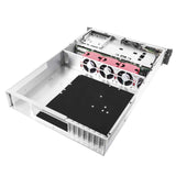 Silverstone SST-RM22-308 - Gabinete de Servidor en Rack 2U Compatible con 8X 2.5 / 3.5" SAS / SATA HDD / SSD con Interfaz SFF-8643 12 GB / s Mini-SAS HD