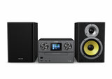 Philips TAM8905 Sistema de música Micro 100W, Bluetooth, Spotify Connect, Radio por Internet, Dab+, CD, USB, Altavoces Bass-Reflex, Control Digital de Sonido, diseño clásico con Pantalla a Color