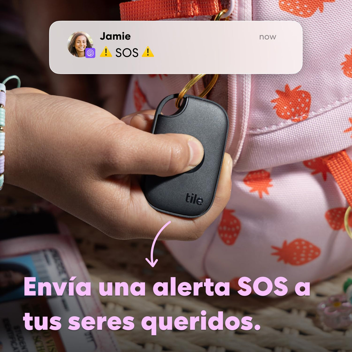 Tile by Life360 Pro - Localizador Bluetooth Potente, localizador de Llaves y localizador de Objetos para Llaves, Bolsos y Mucho más. Compatible con iOS y Android. Paquete de 4 (Negro/Blanco)