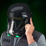 Star Wars The Black Series, Casco electrónico premium de Imperial Death Trooper, Artículo para juego de rol de adultos