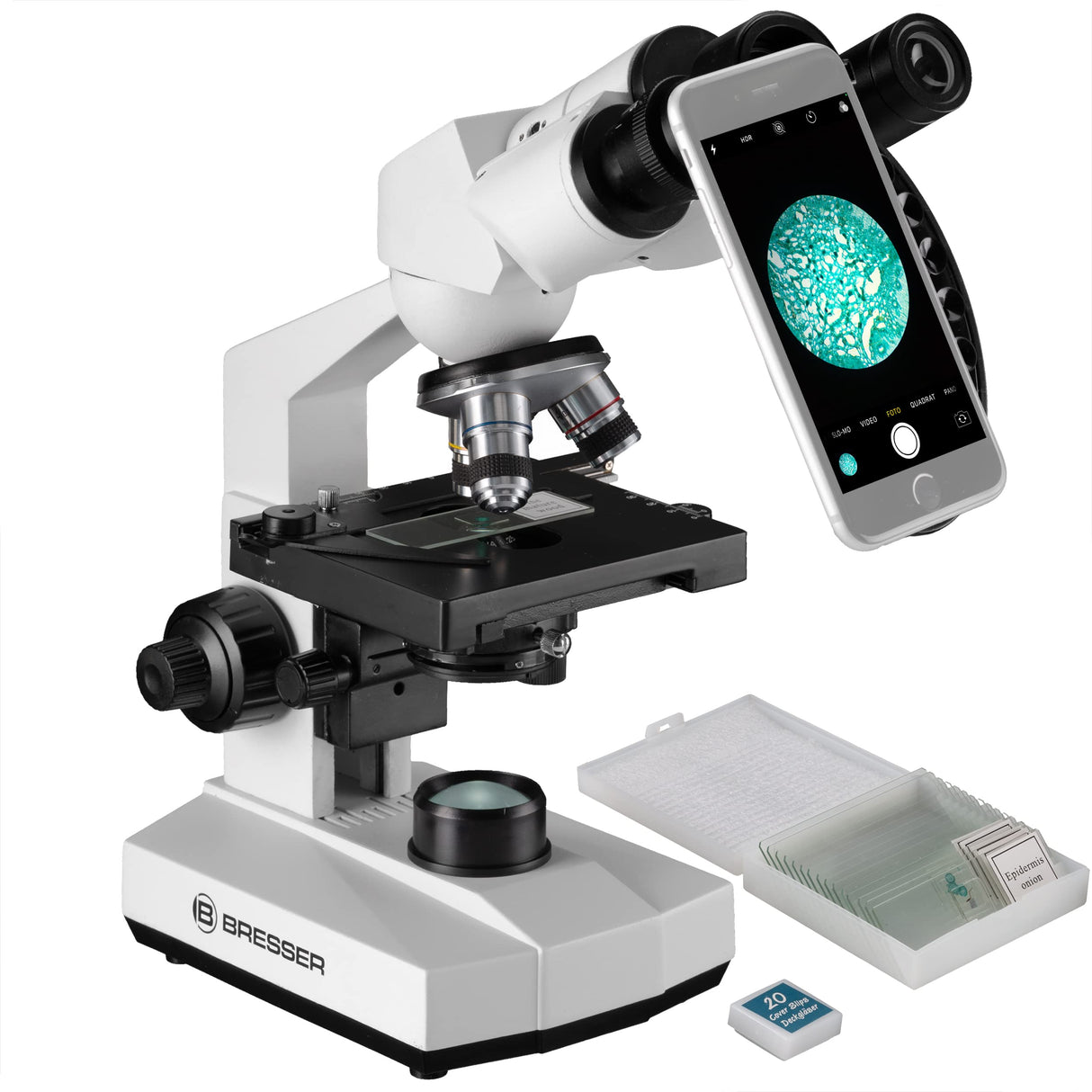 Bresser Microscopio Erudit Basic Bino 40x-400x (23)