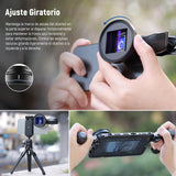 NEEWER 1.55x Lente Anamórfica Azul Compatible con iPhone, Android y Samsung Accesorios Cámaras Teléfono con Clip Rosca 17mm y Aro Adaptador Filtro 58mm, Efecto Cine Pantalla Ancha, LS-43 Ultra