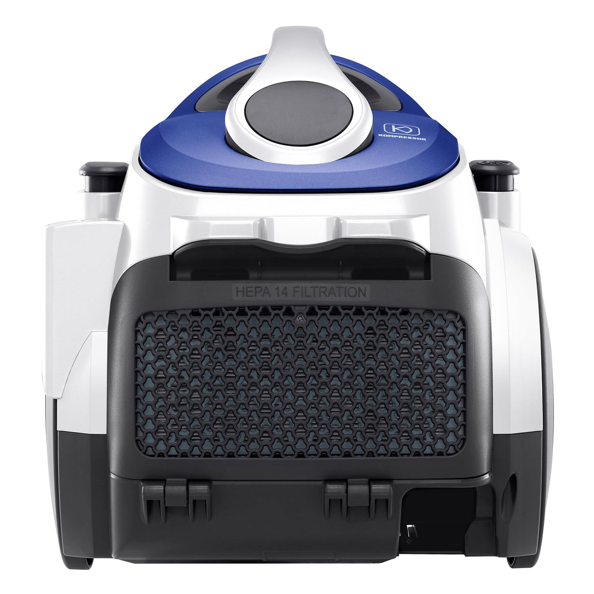 LG VK8506NHAC - Aspirador sin Bolsa 650W, Sistema Kompressor, Turbo Ciclónico, Aspiradora Tubo Telescópico, Depósito 1,2Lx3, Regulador Potencia, Especial mascotas, Cepillo 2en1 alfombra-suelos,Azul