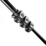 Manfrotto MK190XPRO4-3W - Trípode Completo (4 Secciones, rótula 3 Way, Aluminio) Negro
