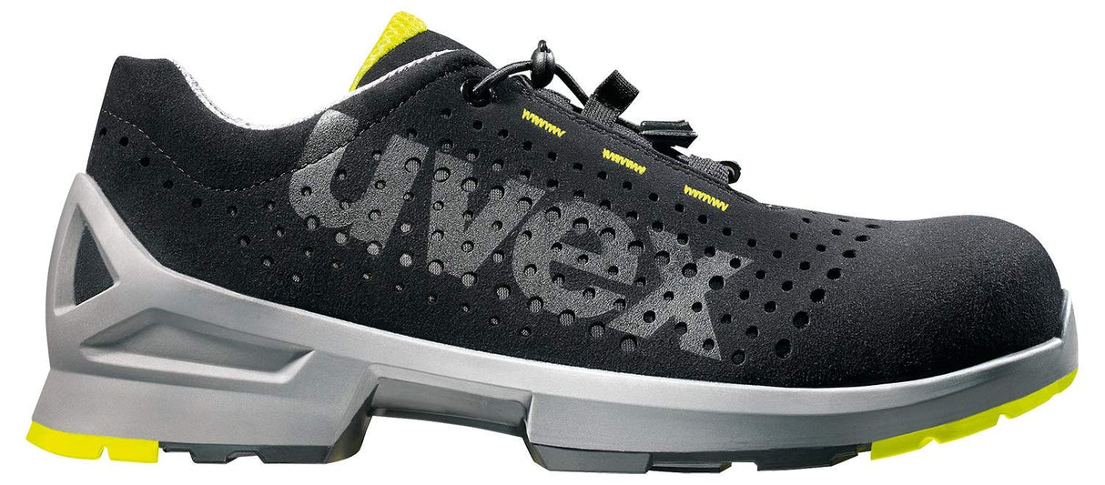 Uvex Zapatos de Trabajo 1 - Zapatos de Seguridad S1 SRC ESD - Cal-Negro, Talla:41