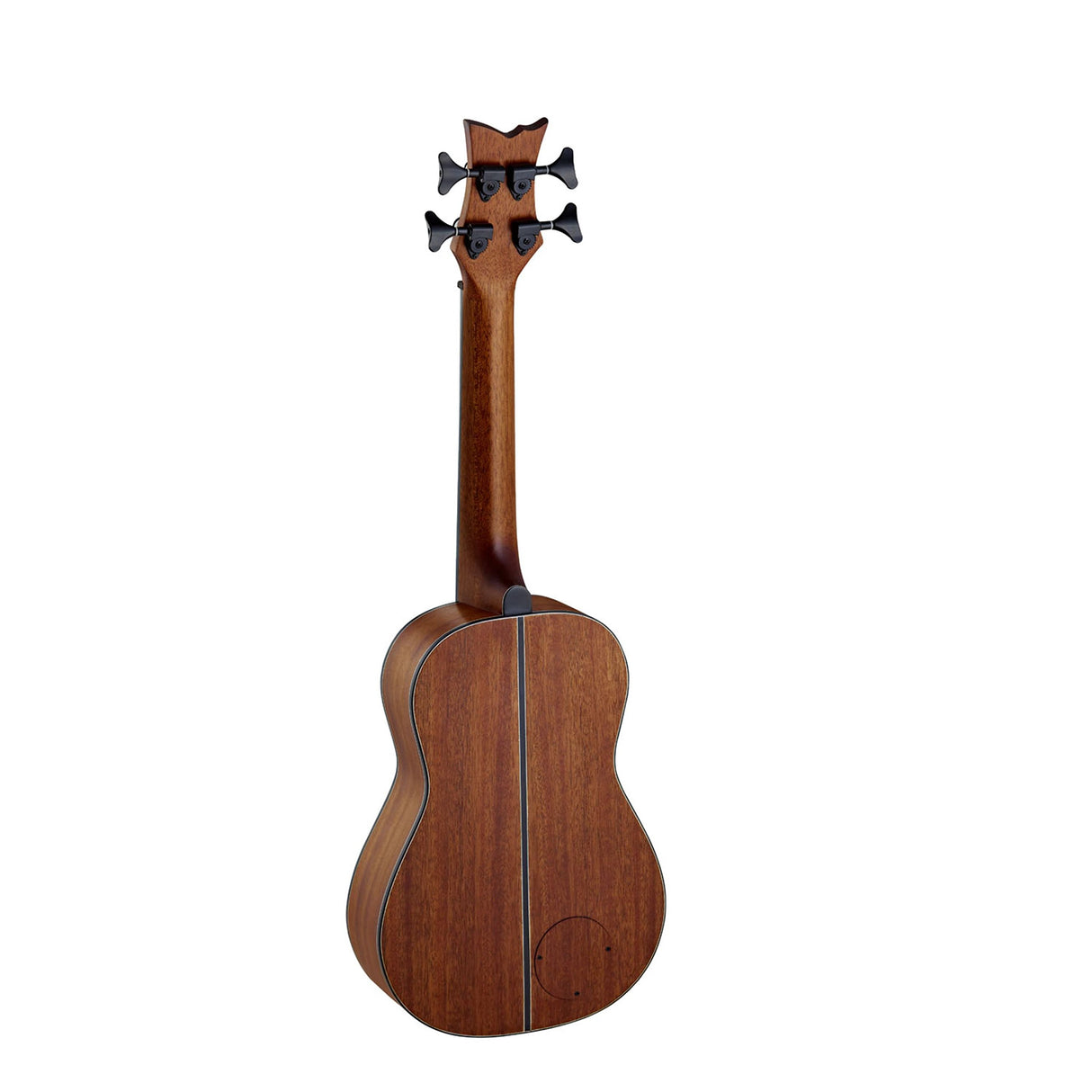 Ortega Guitars Travel Bass electro-acústico - sin trastes - Serie Lizard - Ukelele bajo - incluye Gigbag - Mahagony (LIZZY-BSFL-GB)