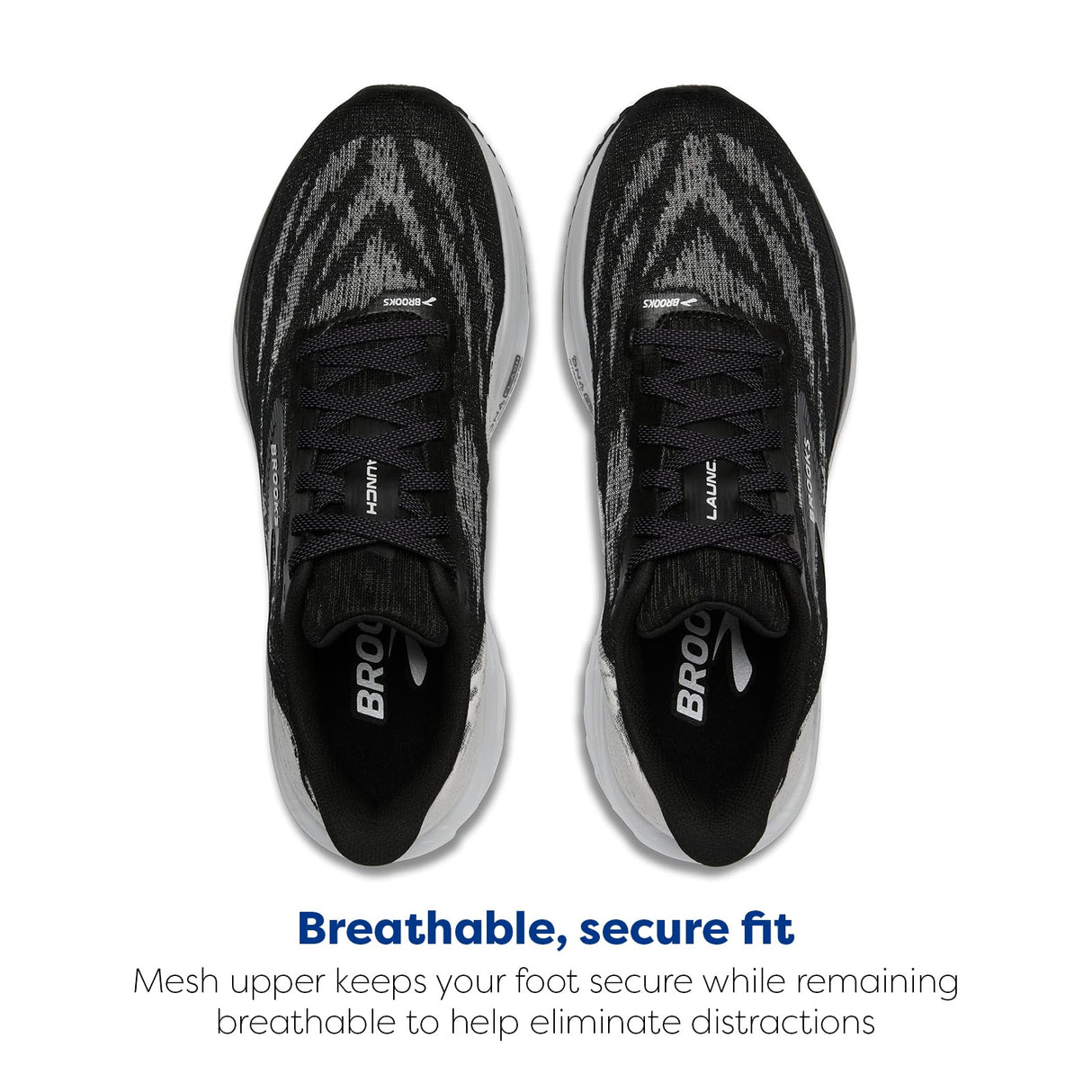BROOKS 1204391B087 Launch 11 Mujer Black/White EU 38.5