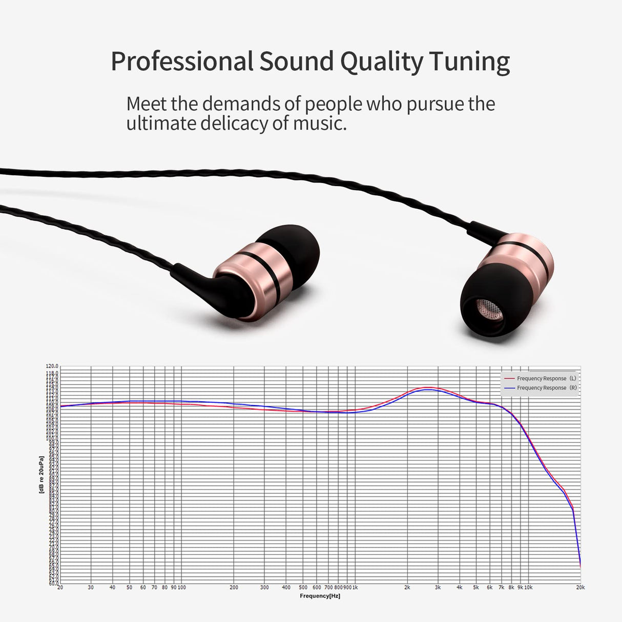 SoundMAGIC Auriculares In-Ear con micrófono, E80C Auriculares, Estéreo Auriculares con Cable para teléfonos Inteligentes, Conector Universal de 3,5 mm, cancelación de Ruido,Graves potentes,Dorado