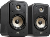 Polk Audio Signature Elite ES20 - Altavoces para estantería, Altavoces de Alta fidelidad para Sistema de Sonido de Cine en casa, Audio de Alta resolución, Color Negro