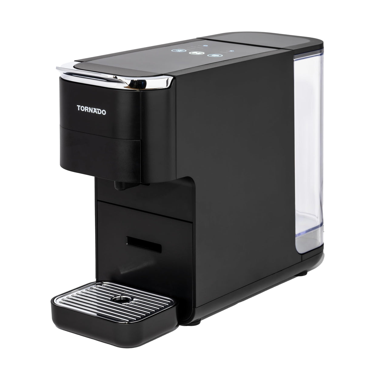 Tornado TCM7042-GS Cafetera Multifunción 5 en 1 TÉLÉVISEUR Intelligent, Color Negro (TCM-7042-GS)