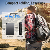 SIRUI Trípode Compacto de Fibra de Carbono de 59pulgadas con Cabeza de Bola y Placa Incorporada para Arca, Solo 0,85kg Carga de hasta 4kg - Traveler 5C
