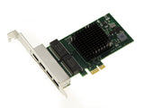 KALEA-INFORMATIQUE Tarjeta controladora de Red PCIe x1 4 Puertos RJ45 Quad LAN GIGABIT ethernet 10 100 1000Mb 1G - BroadCom BCM5719 - Soportes de Perfil bajo y Alto