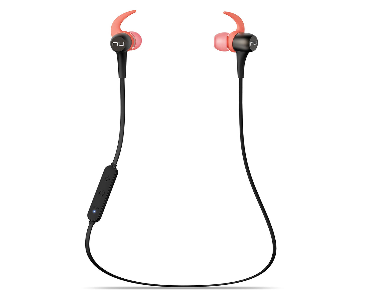 NUFORCE BE Sport 3 - Auriculares in-Ear inalámbricos Bluetooth magnéticos, Color Gris