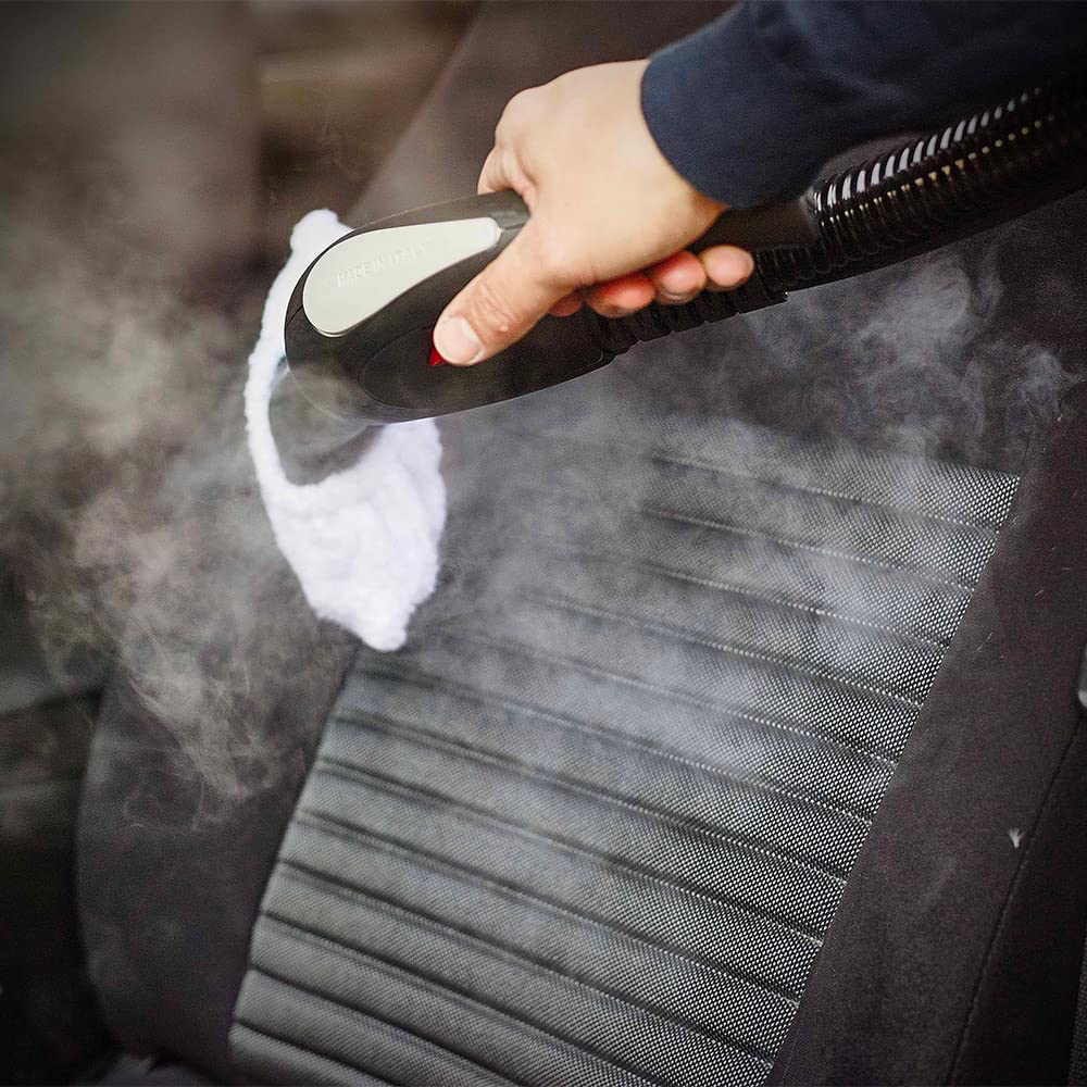 Polti Vaporetto Lecoaspira FAV30, Limpiador a Vapor y Aspirador con Filtro de Agua, Doble Función, Potencia Total 2450 W, Presión Máxima de la Caldera 4 Bar, Tapón de Seguridad, Blanco