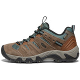 KEEN Women's Headout Waterproof Hiking Shoes, Shitake/Dark Forest, 38