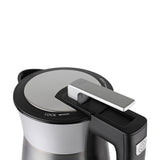 Vektra VEK-1703GP - Vacuum aislado ambientally Eco Friendly Easy para Cordless Kettle, 1,7 litros, grafito gris