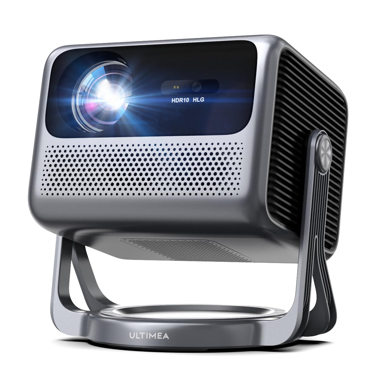 ULTIMEA Proyector con Dolby Audio, Soporte 4K y Netflix, Android TV 11.0, Diseño de Soporte Gimbal 90° Libre, 600 Lúmenes ANSI, Bluetooth, Nova C40