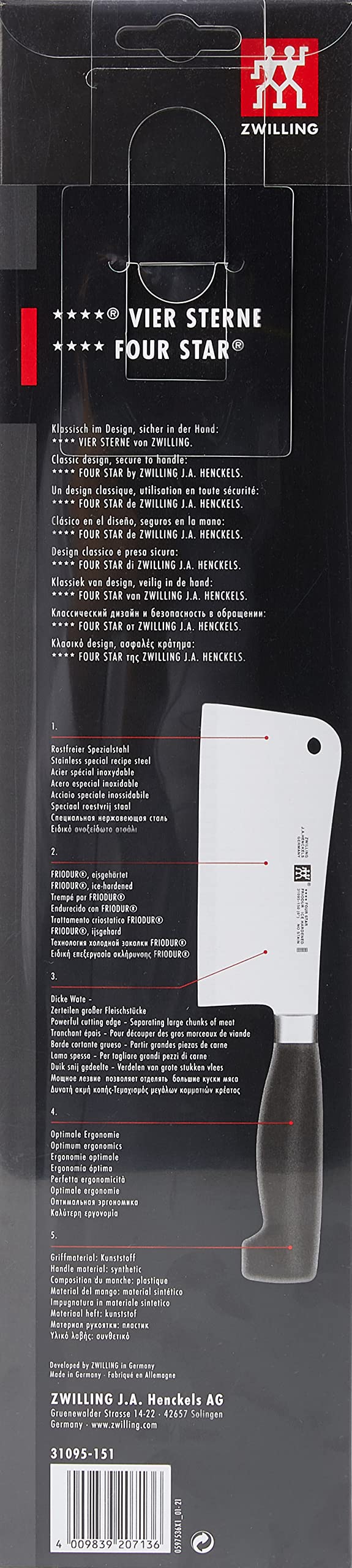 ZWILLING Cuchillo Cocina, Centimeters