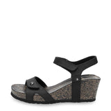 Panama Jack - Julia Basics, Sandalia con Pulsera Mujer, Negro (Negro B1), 39 EU