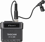 TASCAM DR-10L Pro - Grabadora flotante microlineal de 32 bits con micrófono Lavalier y adaptador Bluetooth opcional para control remoto y sincronización