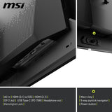 MSI mag 271QP QD-OLED X28 Monitor Gaming WQHD de 27 Pulgadas, Panel OLED Quantum Dot de 2560 x 1440, 280 Hz, 0,03 ms, DisplayHDR True Black 400, inclinación, Altura Ajustable,