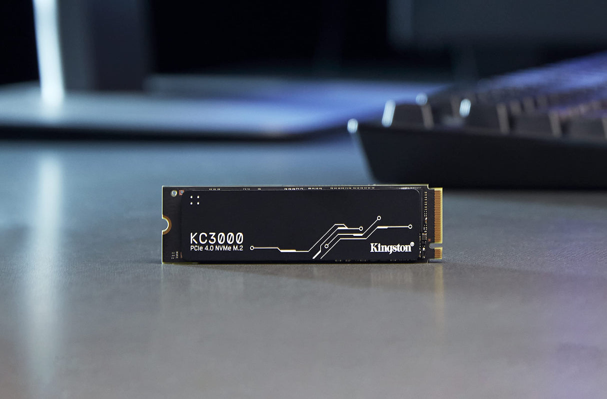 Kingston KC3000 PCIe 4.0 NVMe M.2 SSD - Almacenamiento de alto rendimiento para equipos de sobremesa y portátiles -SKC3000S/1024G