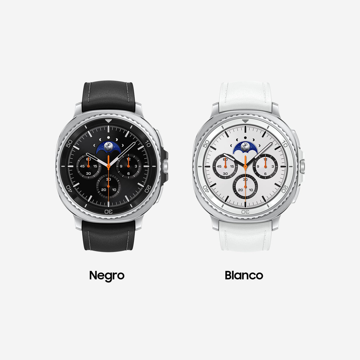 Samsung Galaxy Watch8 Classic 46mm, Bluetooth, Correa Híbrida, Smartwatch con Diseño con Bisel Giratorio, Garantía 3 Años + 1 año Extra, Blanco (Versión Española)