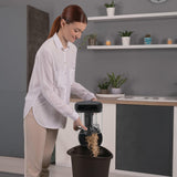 Hoover HP2 - Aspiradora sin Bolsa Potente y compacta - para alfombras y Suelos Duros - Trineo con Cable - Filtro EPA - Depósito 2,5 L - Accesorios Integrados - Radio de acción 10 m - 850 W [HP2Z10A]