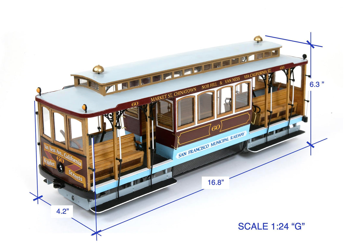 Occre 53007 - Kit para Montar TRANVIA CABLECAR DE San Francisco