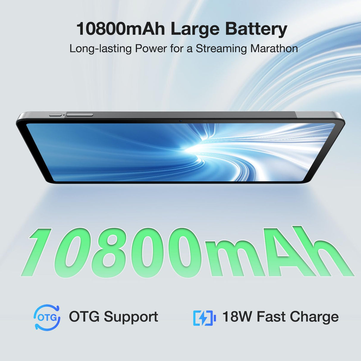 DOOGEE T20 Ultra Tablet Android 13, 12 Pulgadas, 32 GB + 256 GB (TF 2TB) Helio G99 Octa-Core Tablet Táctil, 10800mAh, Pantalla 2.4K, 16MP+8MP, 4G LTE /5G WiFi Tablet Gaming, GMS/GPS/Widevine L1
