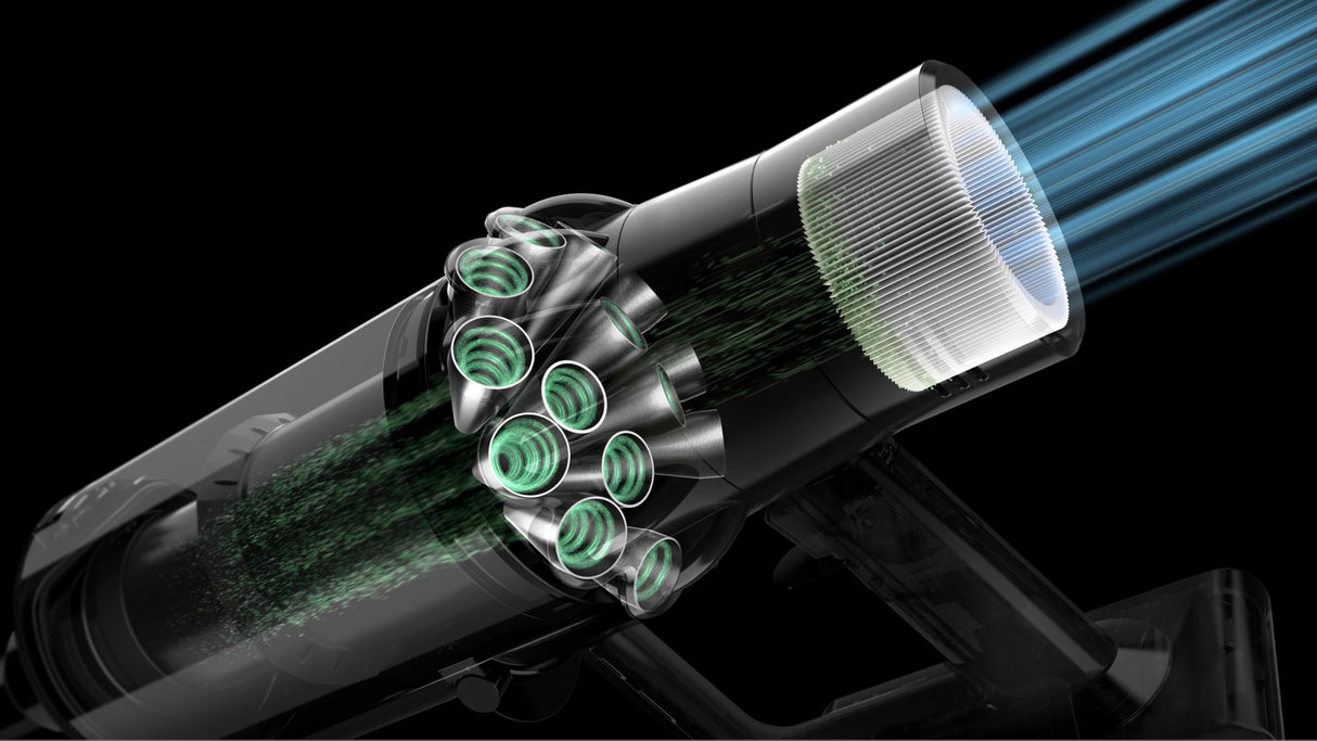 Dyson Cyclone V10 Submarine™ Aspiradora y Fregona Sin Cable – 150 Air Watts, hasta 60 min de autonomía, Suelos Duros, tecnología antienredos