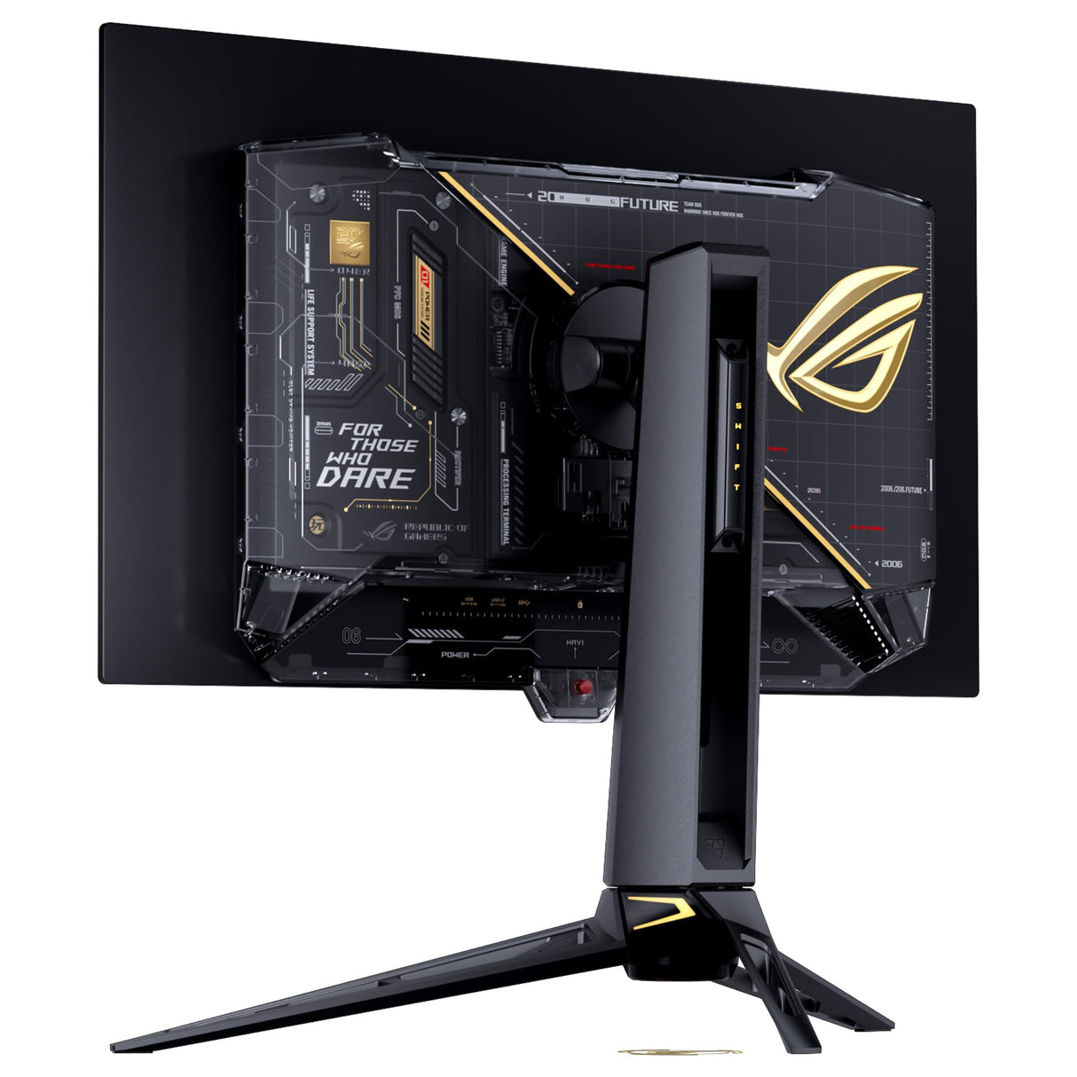 ASUS ROG Swift OLED PG27AQWP-G Edition 20 - Monitor Gaming de 26,5", TrueBlack Glossy Tandem WOLED, Dual Mode, 0,02 ms, G-Sync, OLED Care Pro, Neo Proximity Sensor, DisplayPort 2.1a, HDMI 2.1
