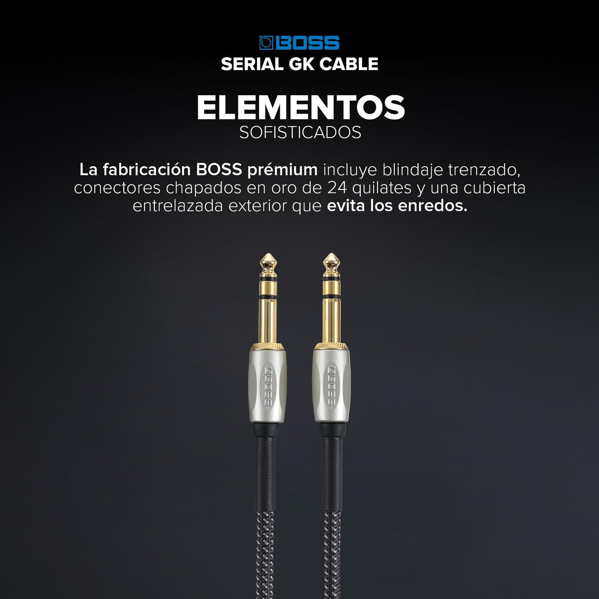 BOSS BGK-30 | Cable digital de alto rendimiento de 9 m para productos de sintetizador de guitarra Compatible con GM-800, GK-5, GK-5B, GKC-AD y GKC-DA