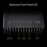 ASUS ProArt PA602 - Chasis para Ordenador E-ATX (Soporte para radiador de 420 mm, Ventiladores 140 mm y 200 mm, indicador de Polvo IR, Bloqueo de alimentación, PCIe sin Herramientas, USB de 20 Gbps)