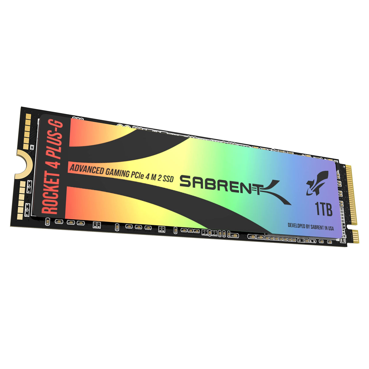 SABRENT PS5 SSD 1TB, PCIe 4.0 NVMe Gen4 M.2 2280, Velocidades 7,300/6,000 MB/s Seq Lectura/Escritura Rocket 4 Plus-G, 5 Años de Garantía (SB-RKTG-1TB)