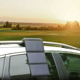 Yard Force Cargador Solar portátil de 21 W con 2 Puertos USB, batería incorporada de 13000 mAh, para Cargar Dispositivos USBiPhone, Android, MacBook, LX PB21, Negro