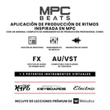 Akai Professional MPK Mini Play MK3 - Teclado Controlador MIDI con Altavoz y Sonidos Integrados, Pads MPC, Teclado Dinámico, Software de Producción Musical y Native Instruments Sound Package