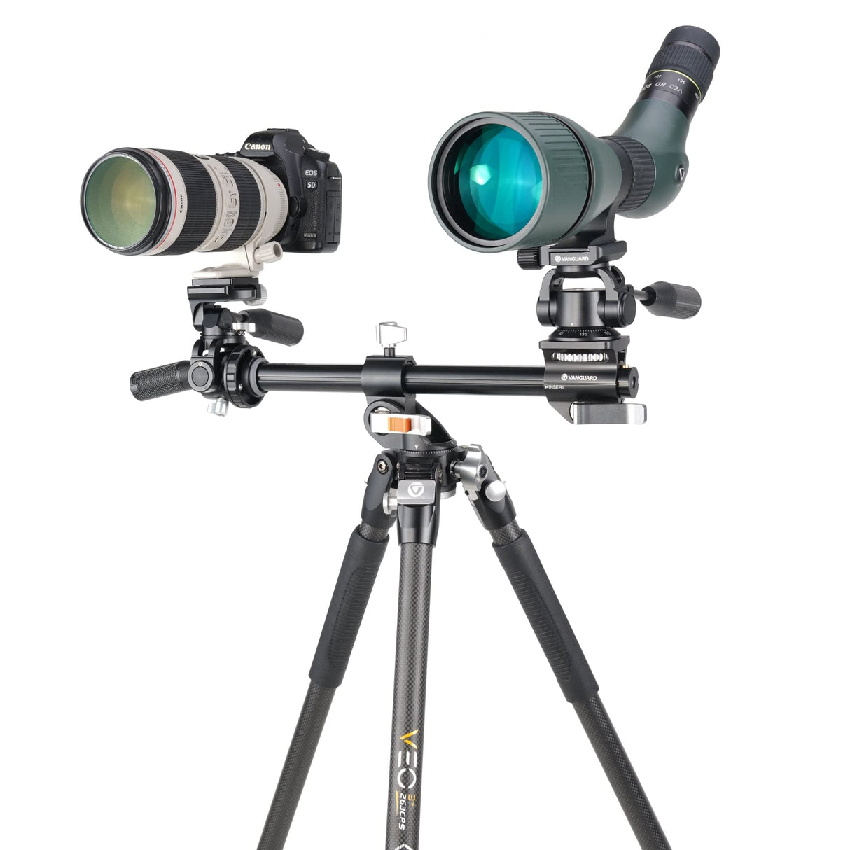 Vanguard Veo 3+ 263CPS - Trípode Fibra Carbono rótula 3 vías Foto y Video