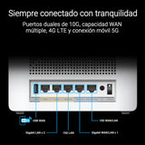 ASUS ZenWiFi BQ16 White 1-Pack - Sistema WiFi 7 Cuatribanda BE25000 (802.11be) en Malla, Ancho de Banda de 320 MHz y 4096-QAM, Dos Puertos 10G, WAN de Reserva, Seguridad de Red y Compatible con AiMesh