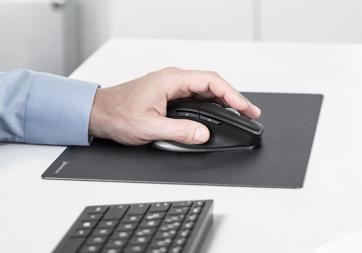 3DCONNEXION CadMouse Pro Wireless Left - Ratón - ergonómico - zurdo - 7 Botones - inalámbrico - Bluetooth, 2.4 GHz, USB-C - Receptor inalámbrico USB