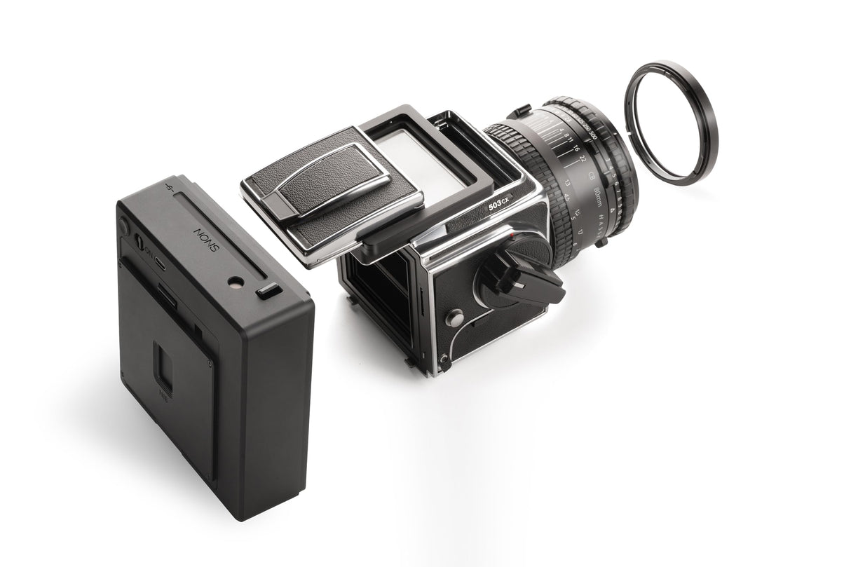 NONS H1P Instant Back-H1P - Juego de cámara para Hasselblad (Instax Square) con Viewfinder Frame Space
